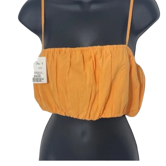 SALE - Orange Crop Top LG BNWT - Picture 2 of 3